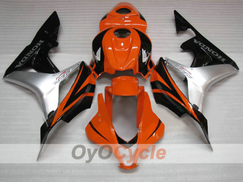 Injection Fairing kit for 07-08 CBR600RR - Orange, Black - Factory Style #OYO87900398