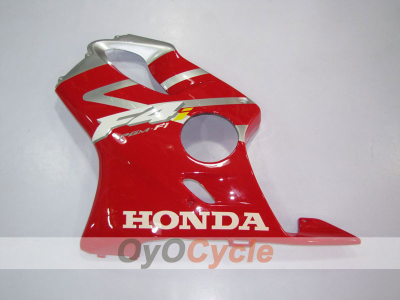 Injection Fairing kit for 01-03 CBR600F4i - Red, Silver - Factory Style #OYO87900148