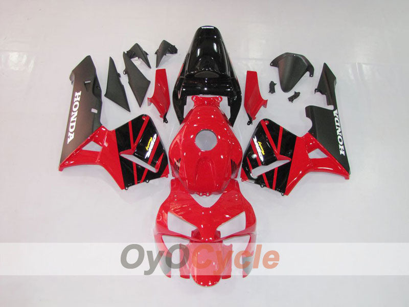 Injection Fairing kit for 03-04 CBR600RR - Red, Black - Factory Style #OYO87902552 Main image