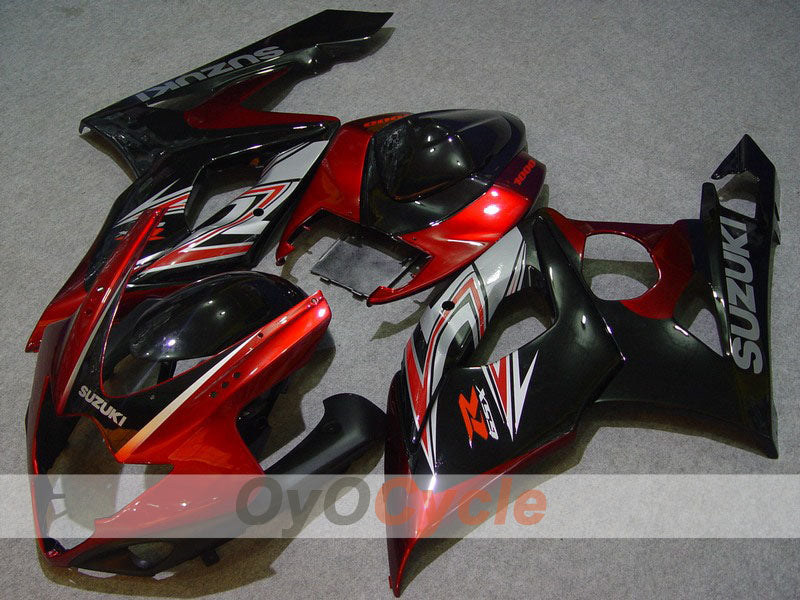 Injection Fairing kit for 05-06 GSX R1000 - Red, Black - Factory Style #OYO87902031 Main image