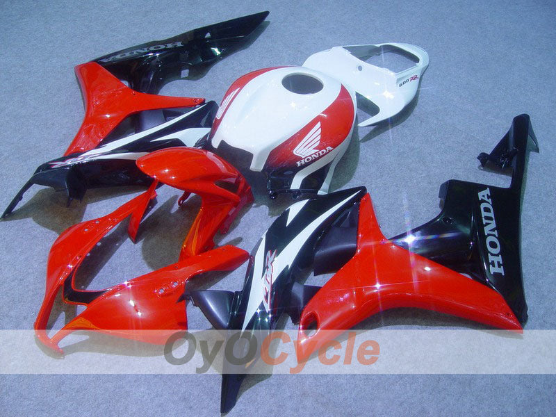 Injection Fairing kit for 07-08 CBR600RR - Red, Black - Factory Style #OYO87900399