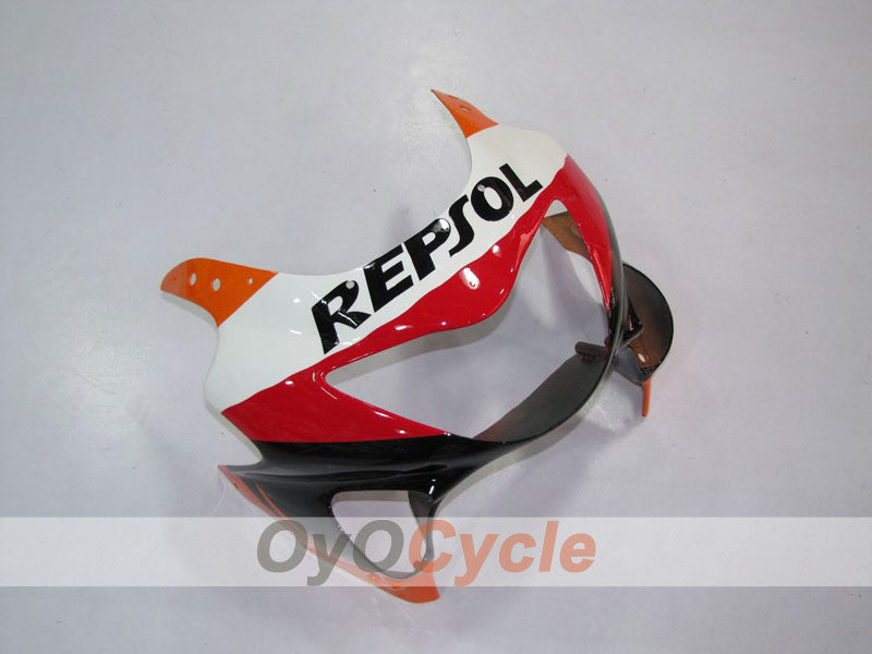 Injection Fairing kit for 99-00 CBR600F4 - Red, Black - MICHELIN, Repsol #OYO87900142