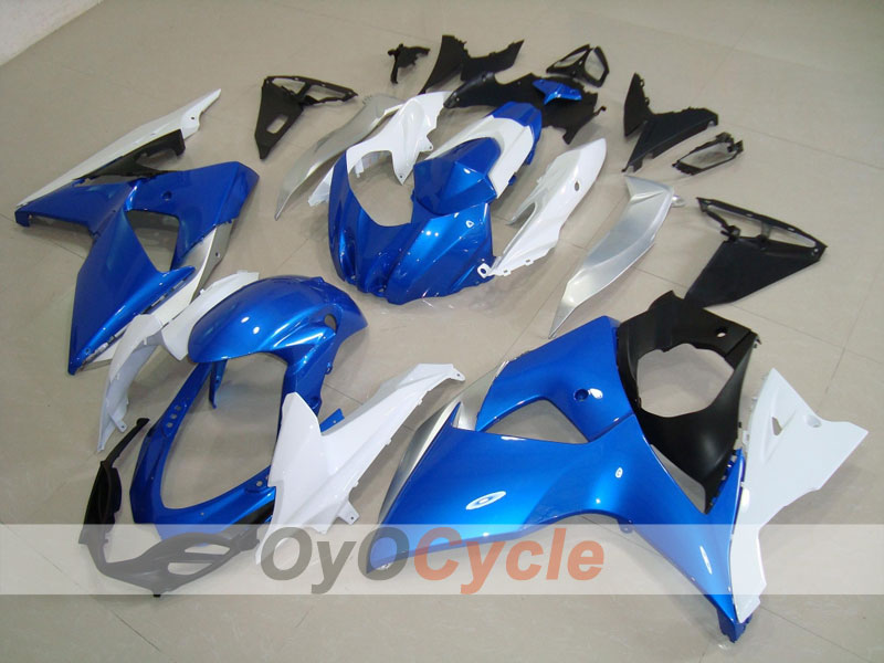 Injection Fairing kit for 09-16 GSX R1000 - Blue, White - Factory Style #OYO87902871 Main image