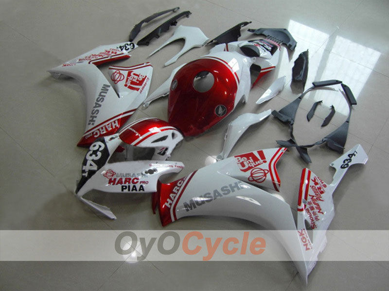 Injection Fairing kit for 12-16 CBR1000RR - Red, White - Factory Style #OYO87903346 Main image