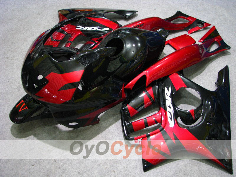 Injection Fairing kit for 95-96 CBR600F3 - Red, Black - Factory Style #OYO87902775 Main image