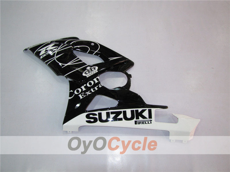 Injection Fairing kit for 05-06 GSX R1000 - White, Black - Corona #OYO87901936