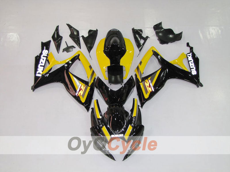Injection Fairing kit for 06-07 GSX R600 - Yellow, Black, Matte - Factory Style #OYO87901539
