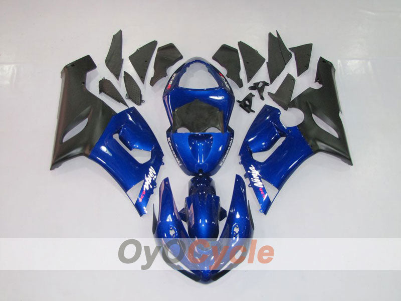 Injection Fairing kit for 05-06 NINJA ZX-6R - Blue, Black - Factory Style #OYO87901844