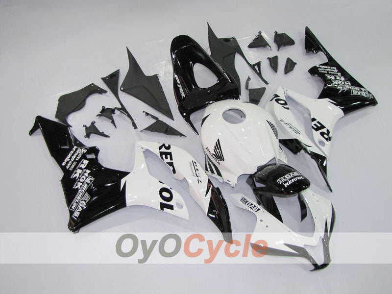 Injection Fairing kit for 07-08 CBR600RR - White, Black - Repsol #OYO87900426