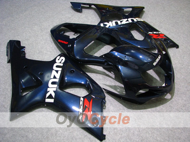 Injection Fairing kit for 00-02 GSX R1000 - Blue - Factory Style #OYO87901799 Main image