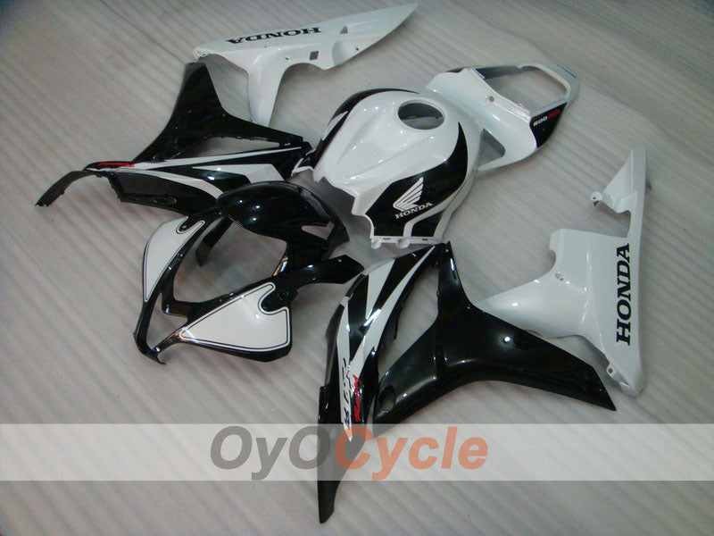 Injection Fairing kit for 07-08 CBR600RR - White, Black - Factory Style #OYO87900406 Main image