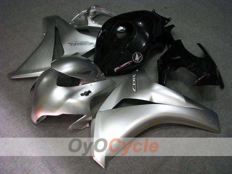 Injection Fairing kit for 08-11 CBR1000RR - Black, Silver - Fireblade #OYO87900678 Main image