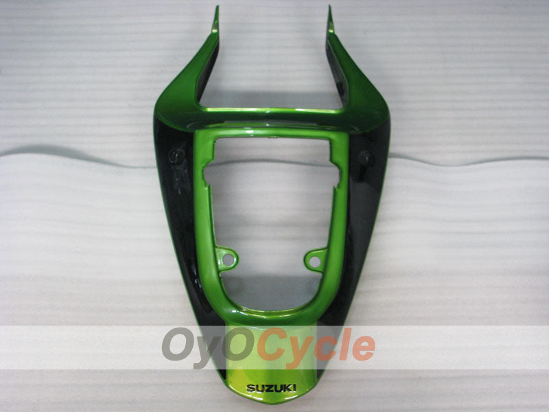 Injection Fairing kit for 00-03 GSX R750 - Green, Black - Factory Style #OYO87905162
