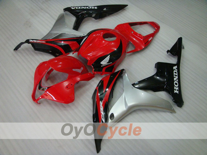 Injection Fairing kit for 07-08 CBR600RR - Red, Black - Factory Style #OYO87900407