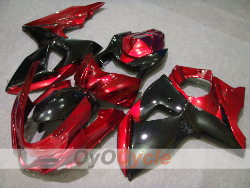 Injection Fairing kit for 09-16 GSX R1000 - Red, Black - Factory Style #OYO87902872
