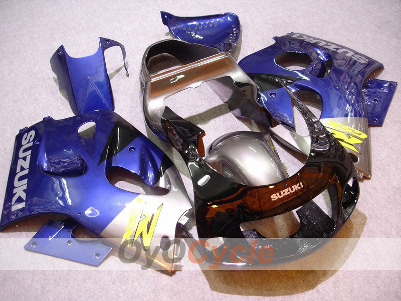 Fairing kit for 97-00 Suzuki GSXR600 - Blue, Black - Factory Style #OYO87902982