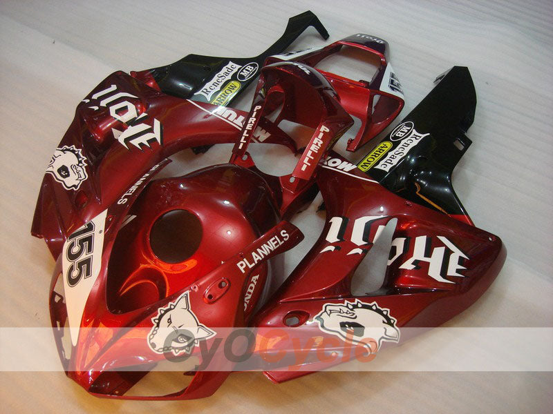 Injection Fairing kit for 06-07 CBR1000RR - Red, Black - PIRELLI #OYO87900633