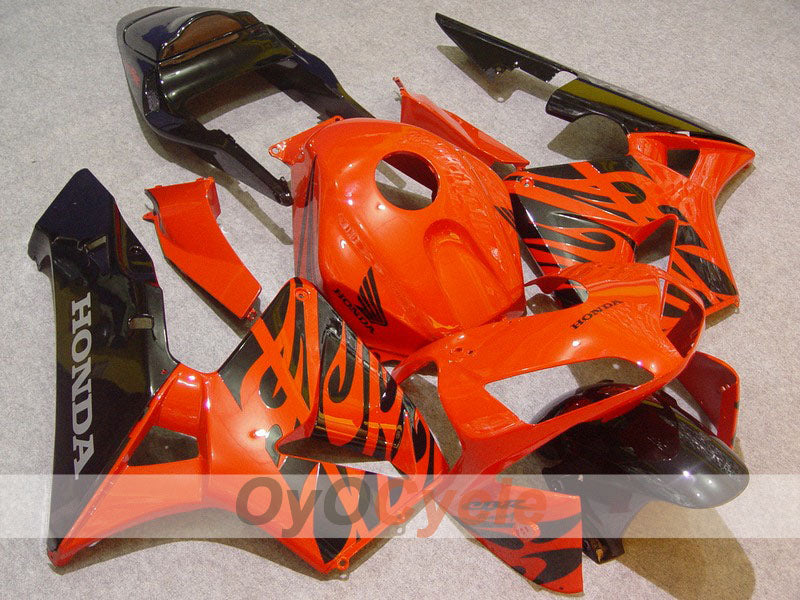 Injection Fairing kit for 03-04 CBR600RR - Orange, Black - Factory Style #OYO87902615 Main image
