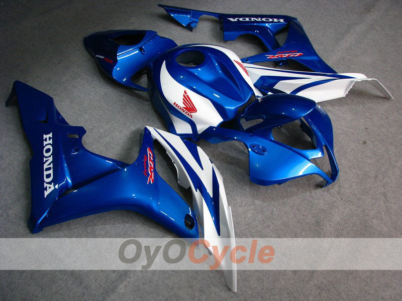 Injection Fairing kit for 07-08 CBR600RR - Blue, White - Factory Style #OYO87900413