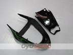 Injection Fairing kit for 03-04 NINJA ZX-6R - Green, Black - Flame #OYO87901795