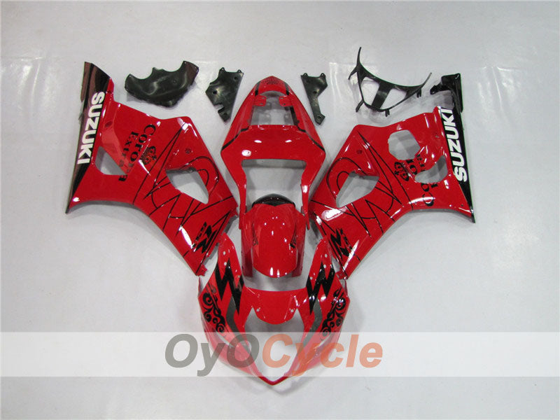 Injection Fairing kit for 03-04 GSX R1000 - Red - Corona #OYO87901809