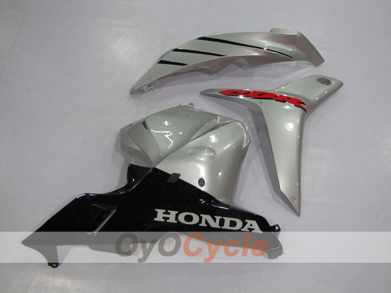 Injection Fairing kit for 09-12 CBR600RR - Black, Silver - Factory Style #OYO87900448
