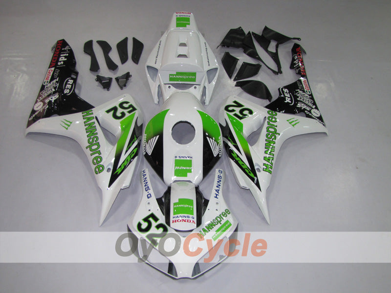 Injection Fairing kit for 06-07 CBR1000RR - White, Black - HANN Spree #OYO87902852 Secondary image