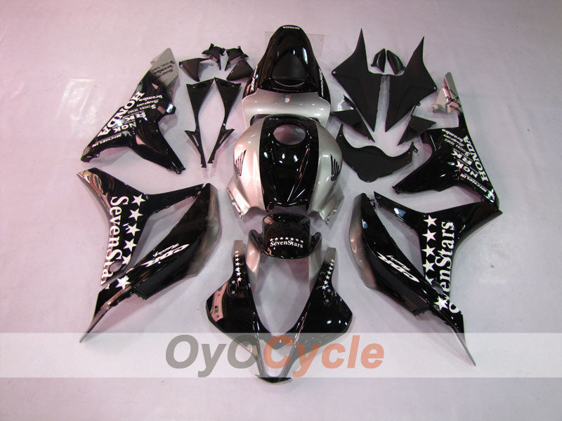 Injection Fairing kit for 07-08 CBR600RR - White, Silver - SevenStars #OYO87900438 Main image