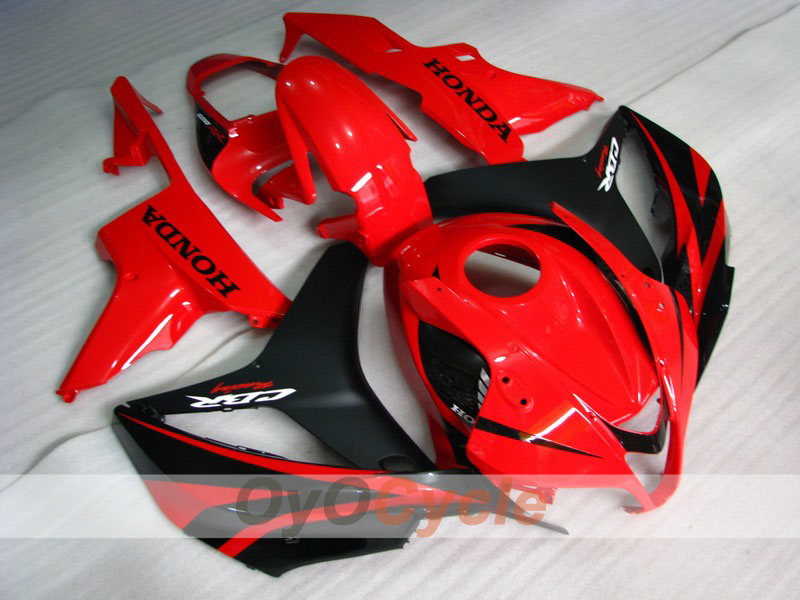 Injection Fairing kit for 07-08 CBR600RR - Red, Black, Matte - Factory Style #OYO87900418