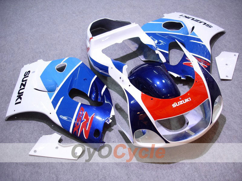 Fairing kit for 96-99 Suzuki GSXR750 - Blue, White - Factory Style #OYO87903002