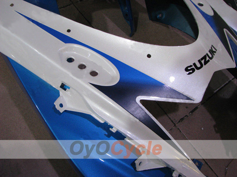 Injection Fairing kit for 11-26 GSX R600 - Blue, White, Matte - Factory Style #OYO87903216