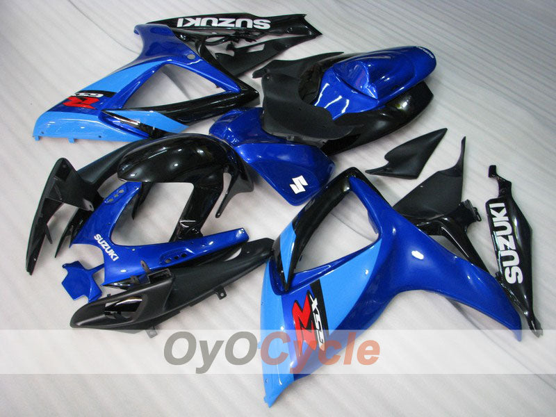 Injection Fairing kit for 06-07 GSX R600 - Blue, Black - Factory Style #OYO87901581 Main image