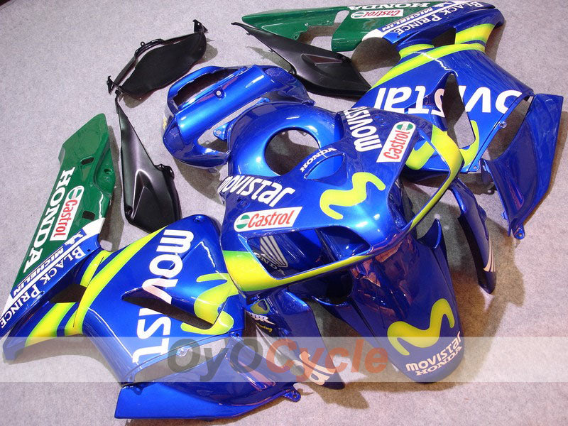 Injection Fairing kit for 05-06 CBR600RR - Yellow, Blue - Castrol, MICHELIN, Movistar #OYO87900271