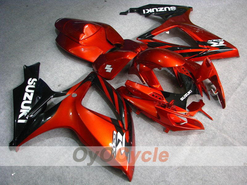 Injection Fairing kit for 06-07 GSX R600 - Orange, Black - Factory Style #OYO87901583 Main image
