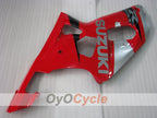 Injection Fairing kit for 01-03 GSX R600 - Red, Silver - Factory Style #OYO87905125