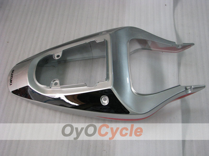 Injection Fairing kit for 01-03 GSX R600 - Red, Silver - Factory Style #OYO87905125