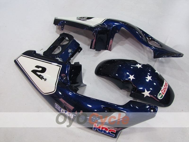 Injection Fairing kit for 90-94 CBR250RR - Red, Blue - Castrol #OYO87902956
