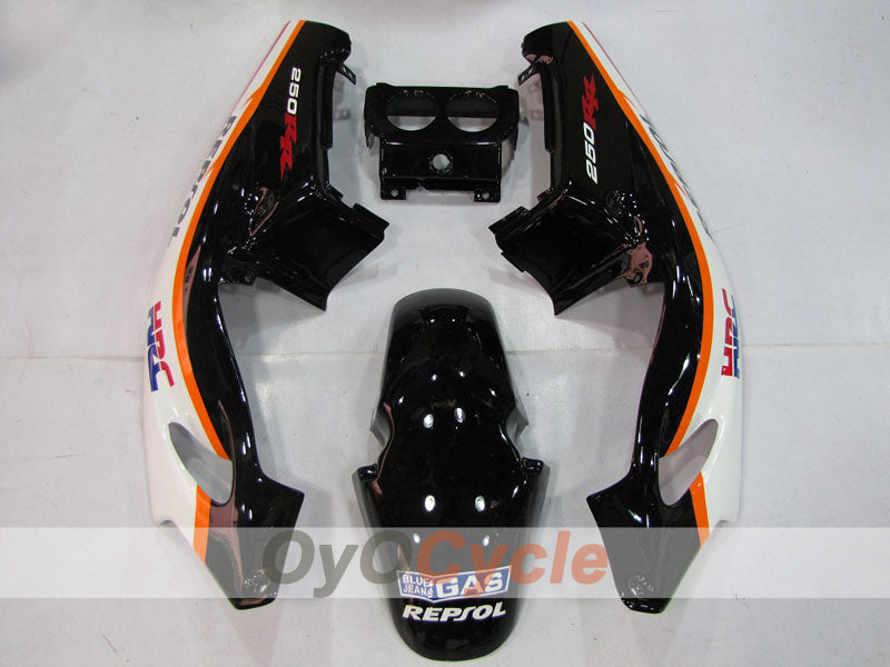 Injection Fairing kit for 90-94 CBR250RR - Red, Orange - Repsol #OYO87902971