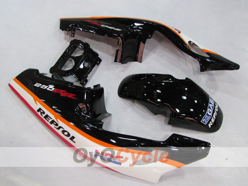 Injection Fairing kit for 90-94 CBR250RR - Red, Orange - Repsol #OYO87902971