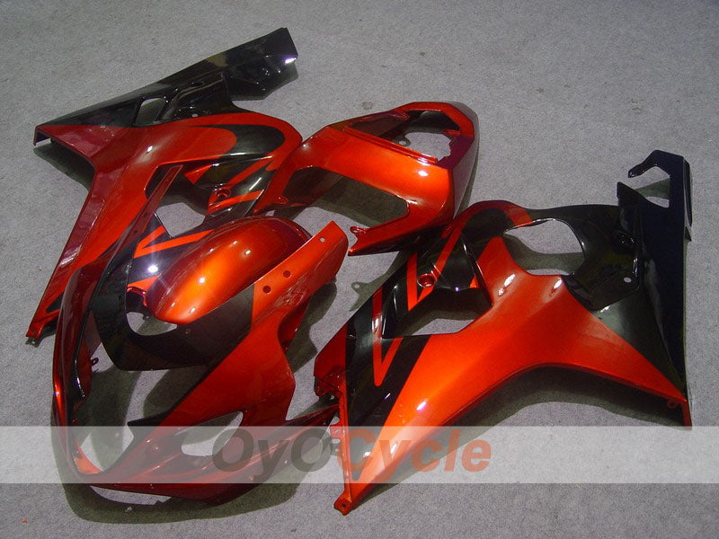 Injection Fairing kit for 04-05 GSX R750 - Orange, Black - Factory Style #OYO87901229 Main image