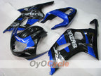 Injection Fairing kit for 00-02 GSX R1000 - Blue, Black - Factory Style #OYO87905198