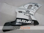 Injection Fairing kit for 00-03 GSX R750 - White, Black - Corona #OYO87901023
