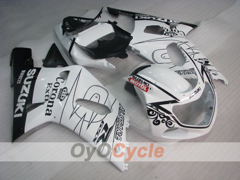 Injection Fairing kit for 00-02 GSX R1000 - White - Corona #OYO87905225