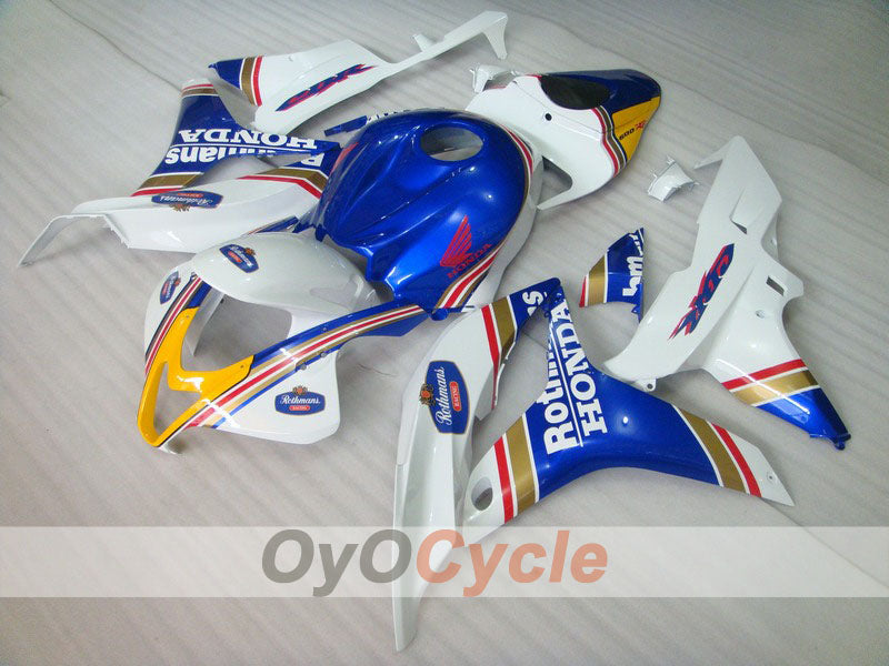 Injection Fairing kit for 07-08 CBR600RR - Blue, White - Rothmans #OYO87900423 Main image