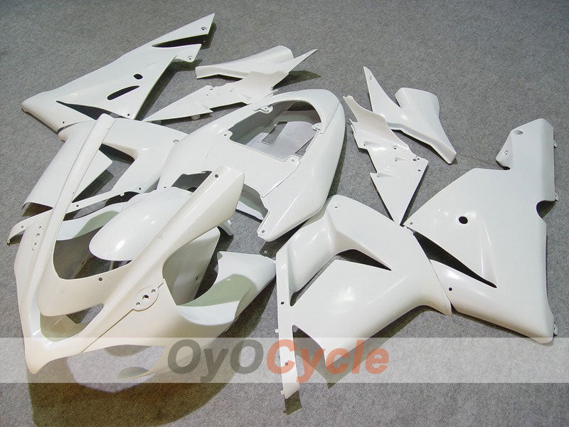 Injection Fairing kit for 04-05 NINJA ZX-10R - White, Black - Factory Style #OYO87901514 Main image