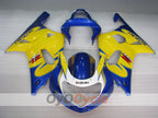 Injection Fairing kit for 01-03 GSX R600 - Yellow, Blue - Factory Style #OYO87905092