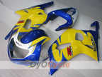 Injection Fairing kit for 00-02 GSX R1000 - Yellow, Blue - Factory Style #OYO87905193