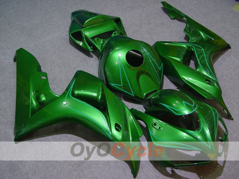 Injection Fairing kit for 06-07 CBR1000RR - Green - Factory Style #OYO87900632 Main image