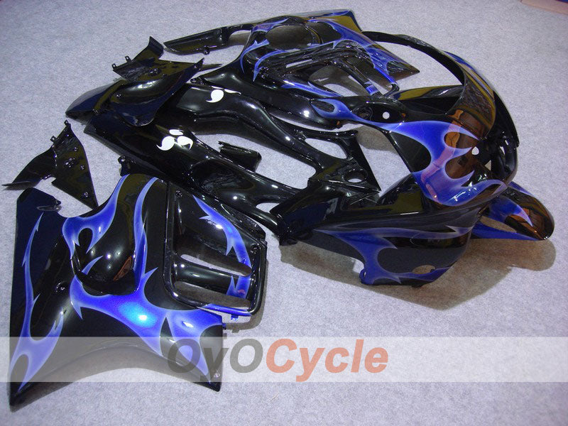 Injection Fairing kit for 97-98 CBR600F3 - Blue, Black - Flame #OYO87900068 Main image