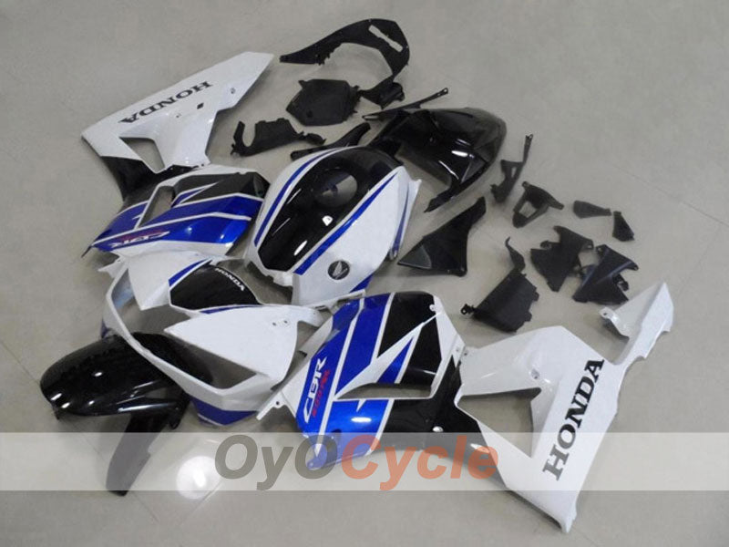 Injection Fairing kit for 13-20 CBR600RR - White, Black - Factory Style #OYO87903120 Main image
